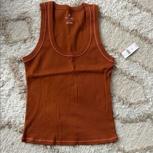 Pilcro contrast stitch tank top